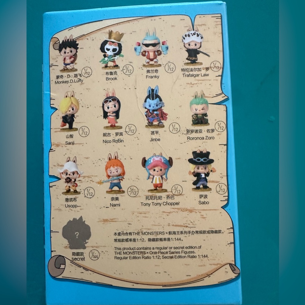 Pop Mart The Monsters x One Piece NIB - Picture 2 of 6